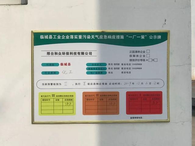 臨城縣環保督查發現監督員公示牌信息缺失，環境監測責任待夯實